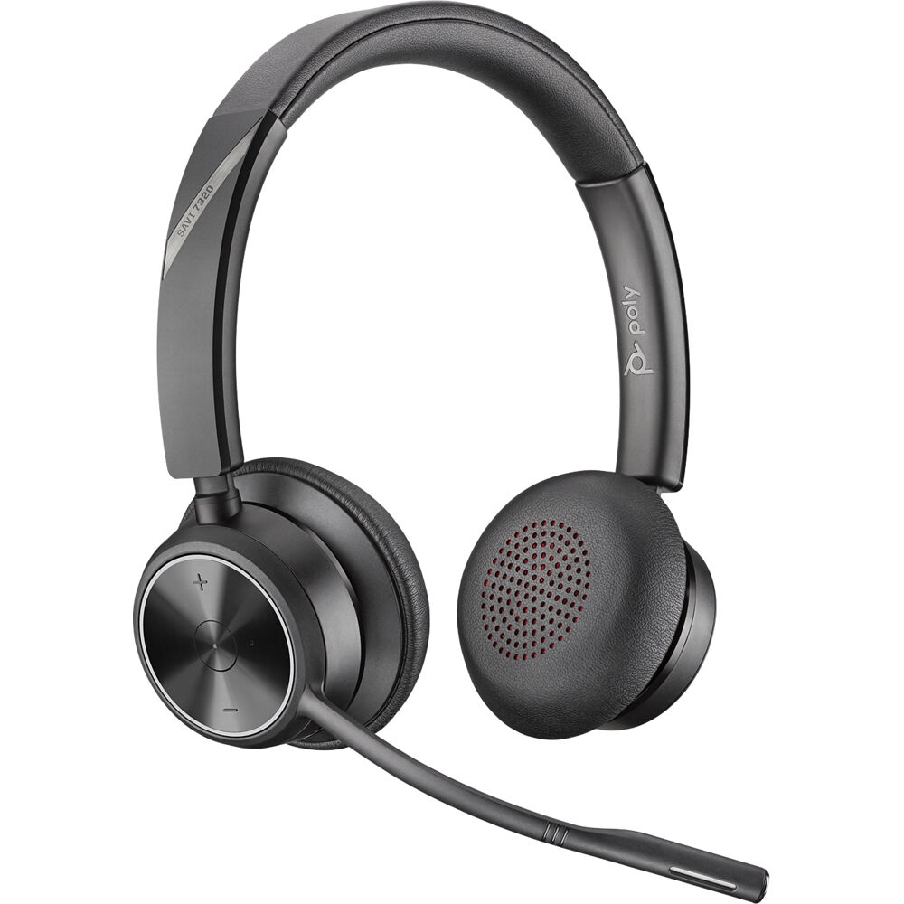 Poly Savi 7320 Office S7320 CD wireless binaural office headset with boom microphone — view 2