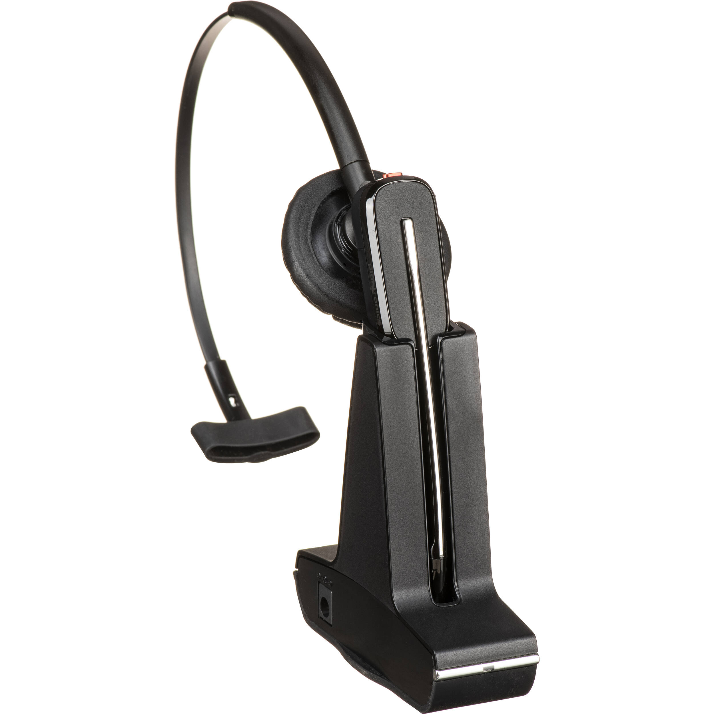 Poly Savi 8245 DECT wireless headset system with D400 base and USB-A to USB-C cable — view 2