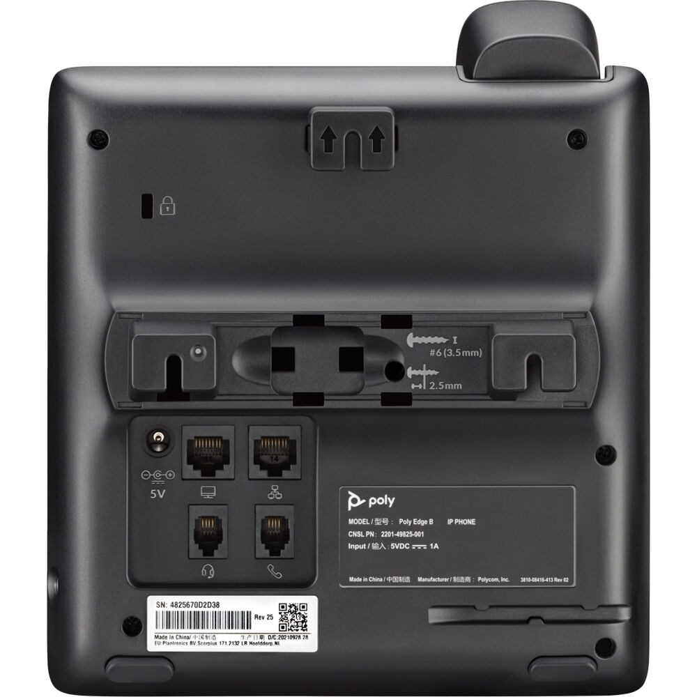 Poly Edge B30 PoE-enabled IP desk phone for Open SIP business VoIP deployments — view 4