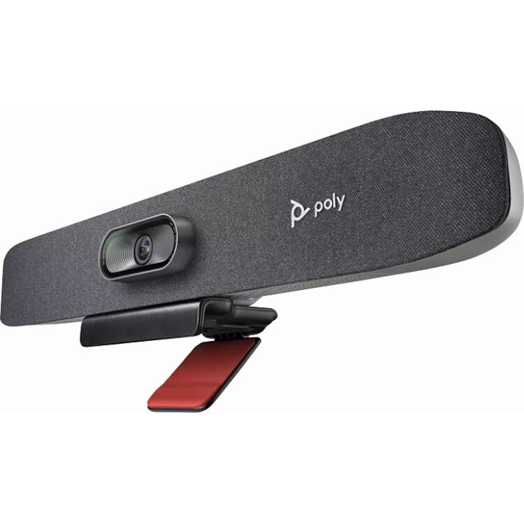 Poly Studio R30 USB video bar for small meeting rooms with 4K camera — view 3