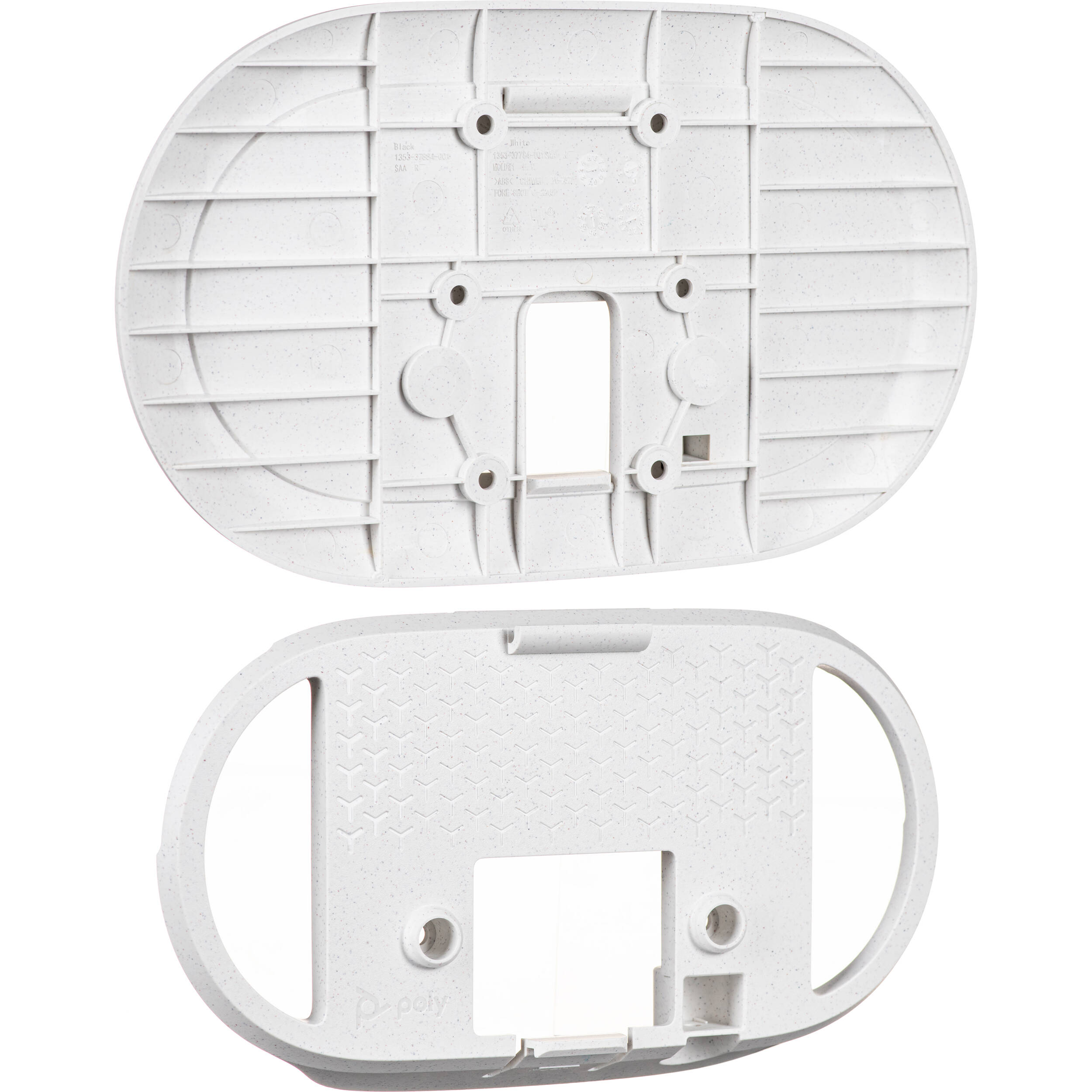 Poly TC10 white wall mount (874P5AA) for secure wall installation of TC10 video device — view 6