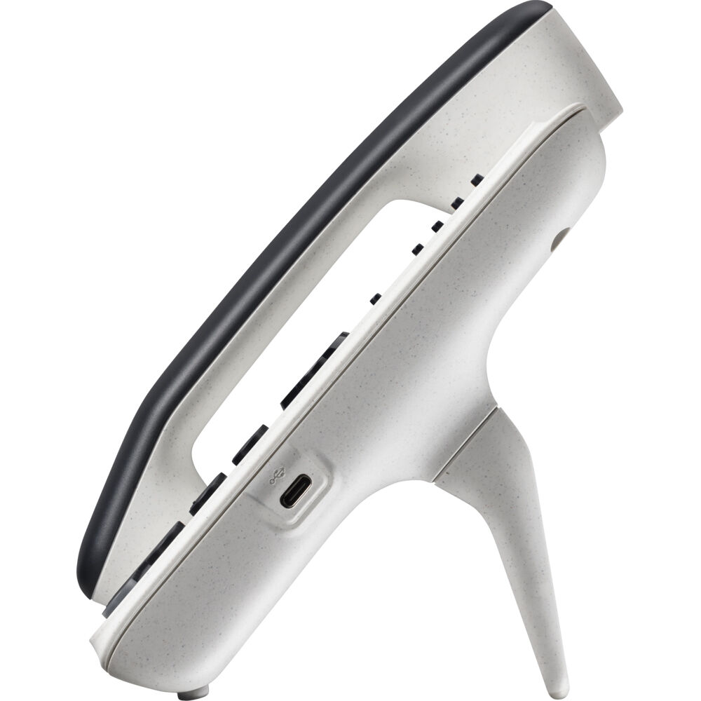 Poly Edge E220 IP desk phone with PoE-E support and included PSU — view 3