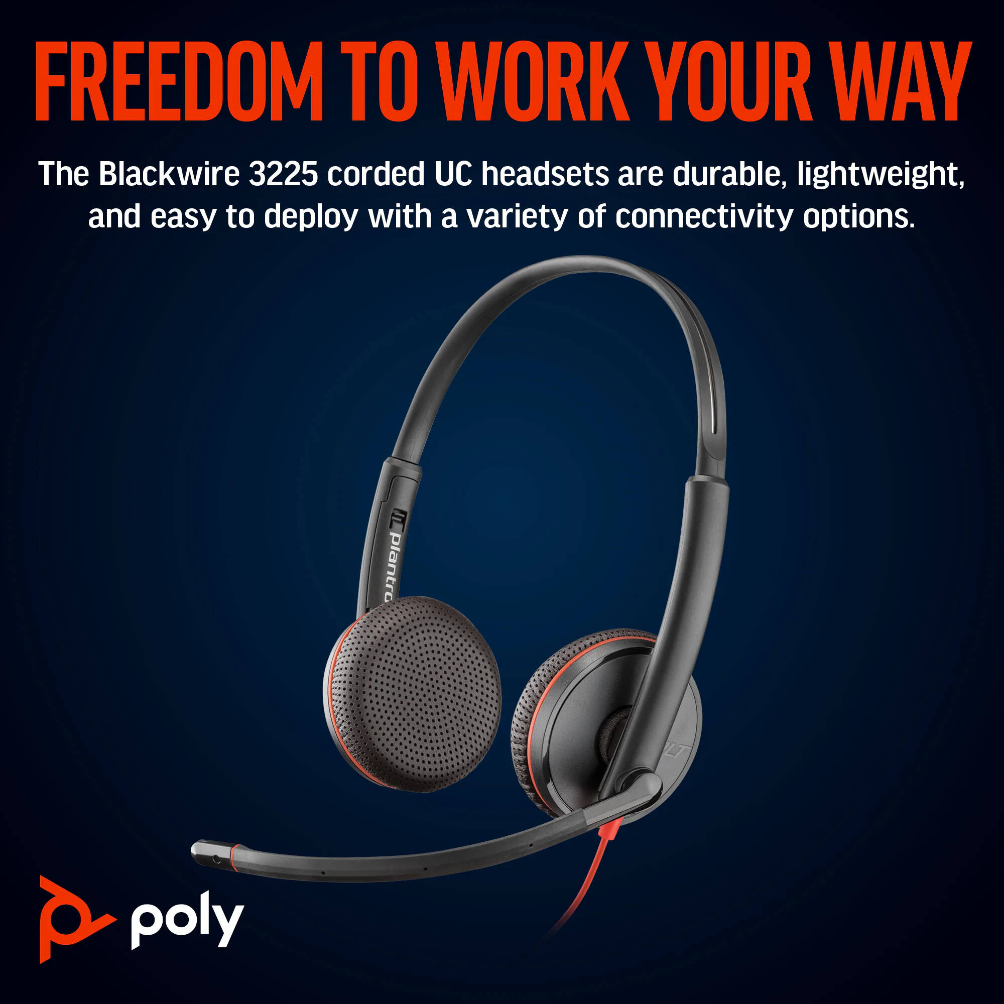 HP POLY HEADSETS POLY BW 3225 USB-C HS 3.5MMP USB-C/A — view 4