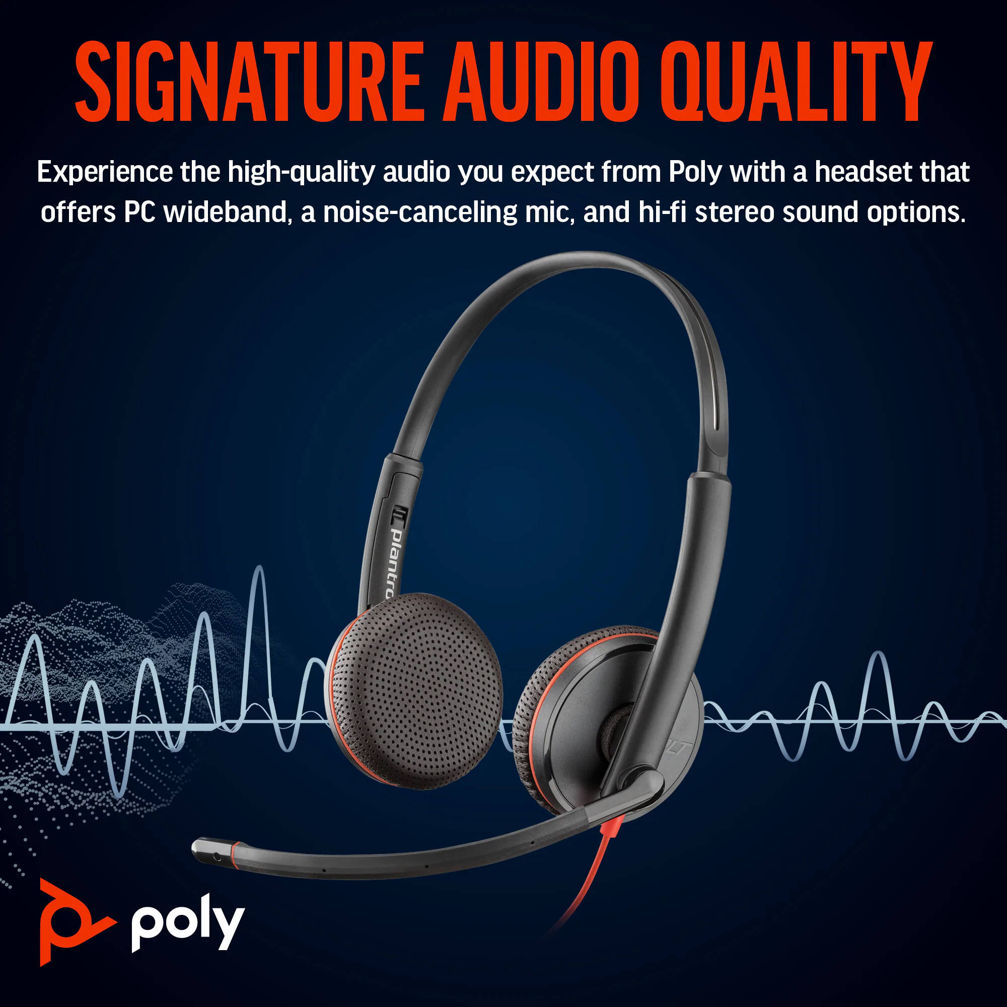 HP POLY HEADSETS POLY BW 3225 USB-C HS 3.5MMP USB-C/A — view 5