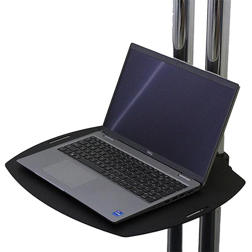 Premier Mounts large shelf for dual-pole carts and stands, 50 lb rated — view 4