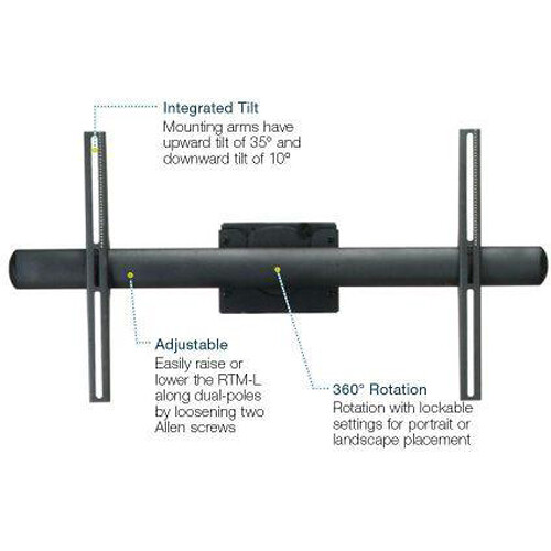 Premier Mounts RTM-L rotating mount for flat-panels — view 3
