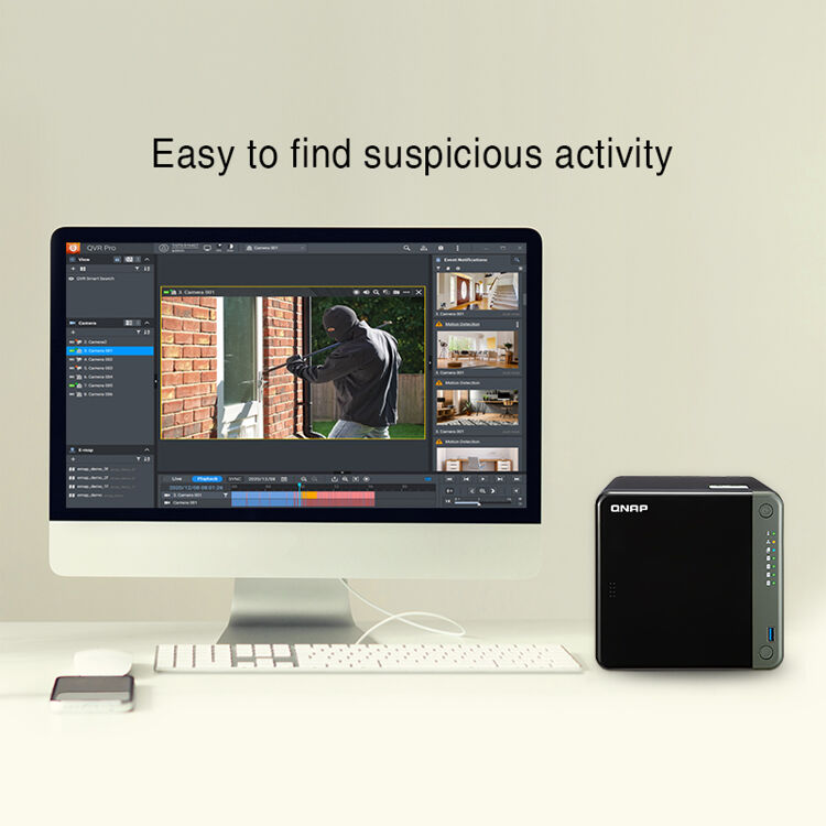 QNAP QVR AI Pack physical package license for AI-assisted surveillance analytics — view 3