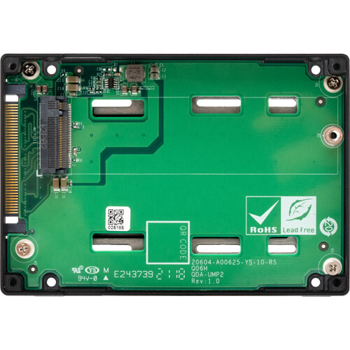 QNAP QDA-UMP4 M.2 2280 PCIe NVMe Gen4 x4 to U.2 adapter — view 5