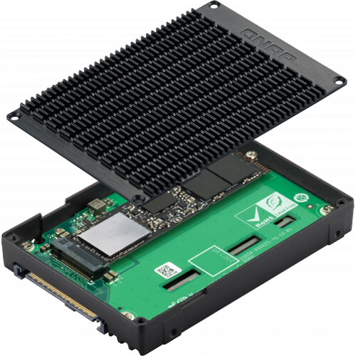 QNAP QDA-UMP4 M.2 2280 PCIe NVMe Gen4 x4 to U.2 adapter — view 6