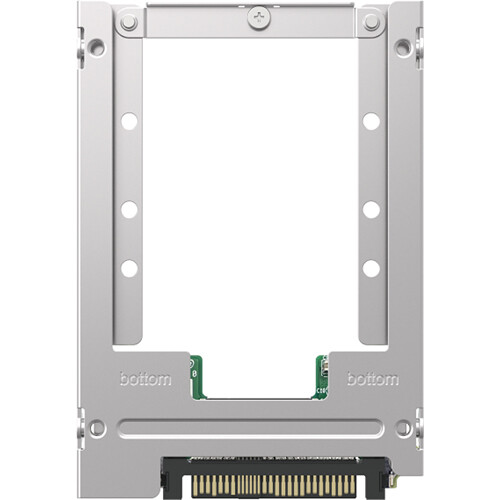 QNAP U.2 to M.2 NVMe SSD PCIe adapter with 7 mm height profile — view 3