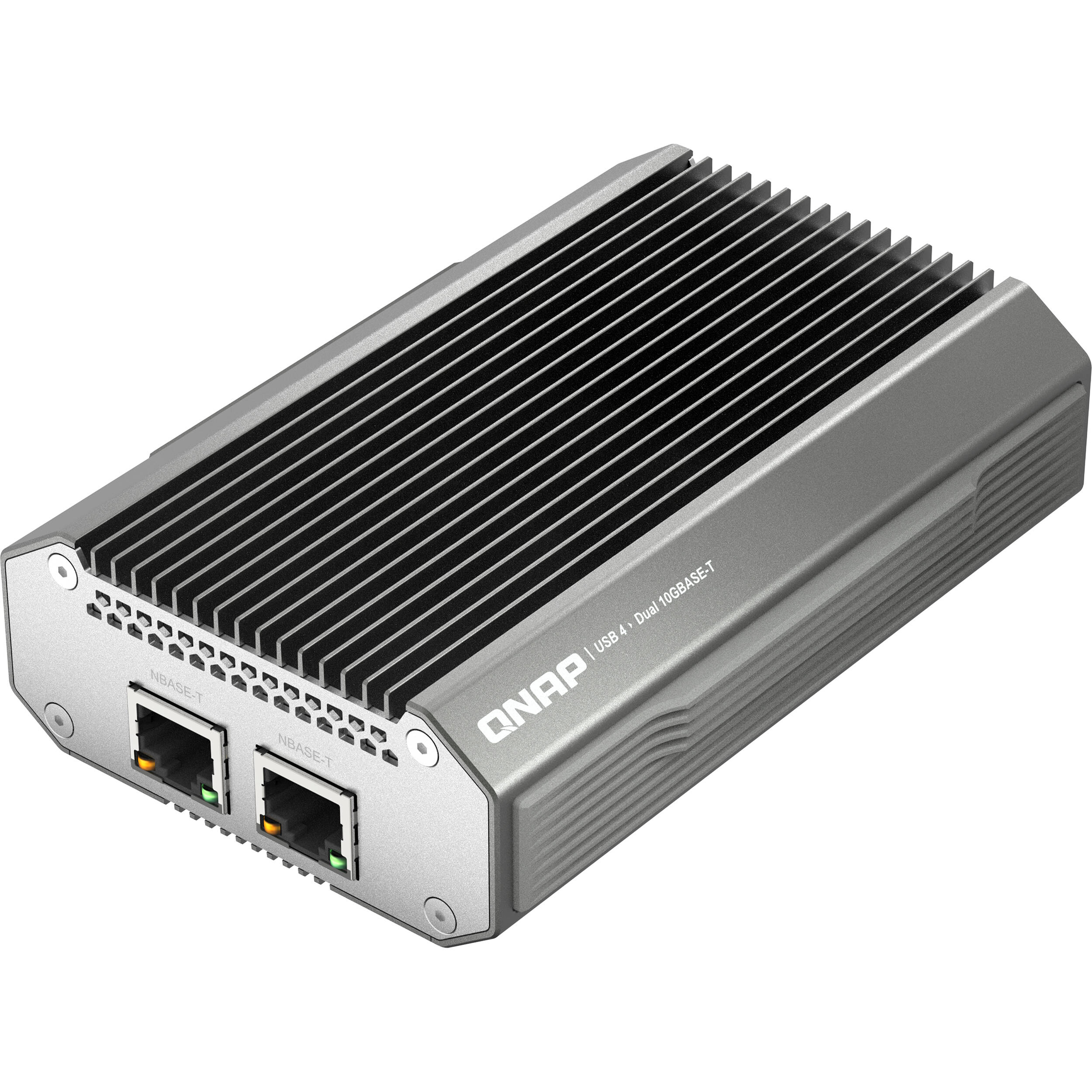 QNAP QNA-UC10G2T USB 4 Type-C to dual 10GBASE-T network adapter — view 3