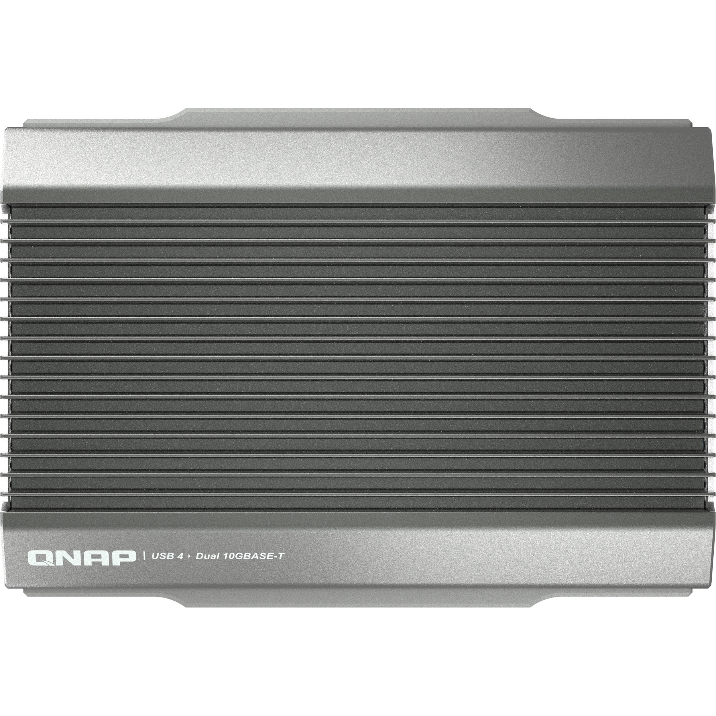 QNAP QNA-UC10G2T USB 4 Type-C to dual 10GBASE-T network adapter — view 5