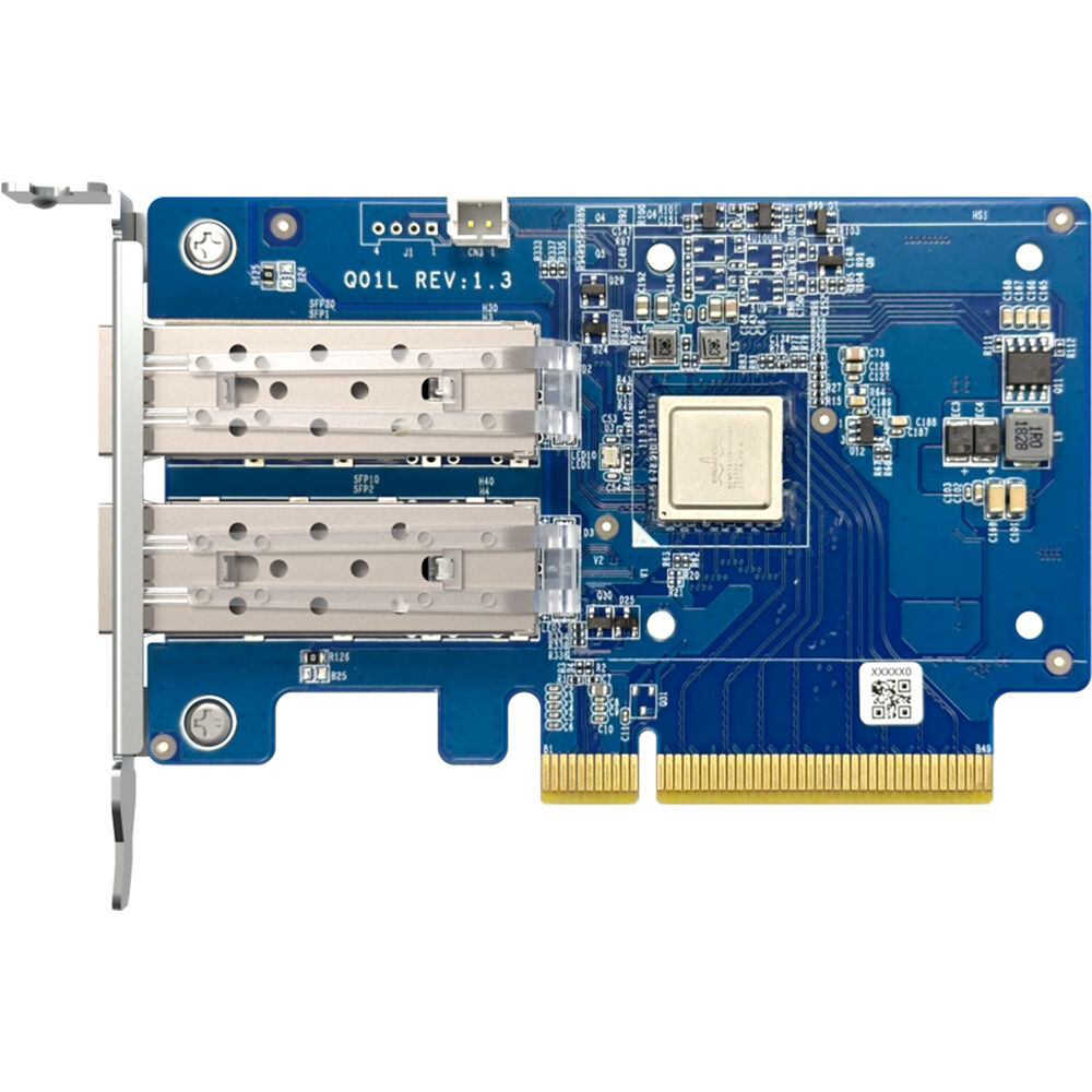 QNAP QXG-10G2SF-NXE dual-port SFP+ 10GbE PCIe network expansion card — view 4