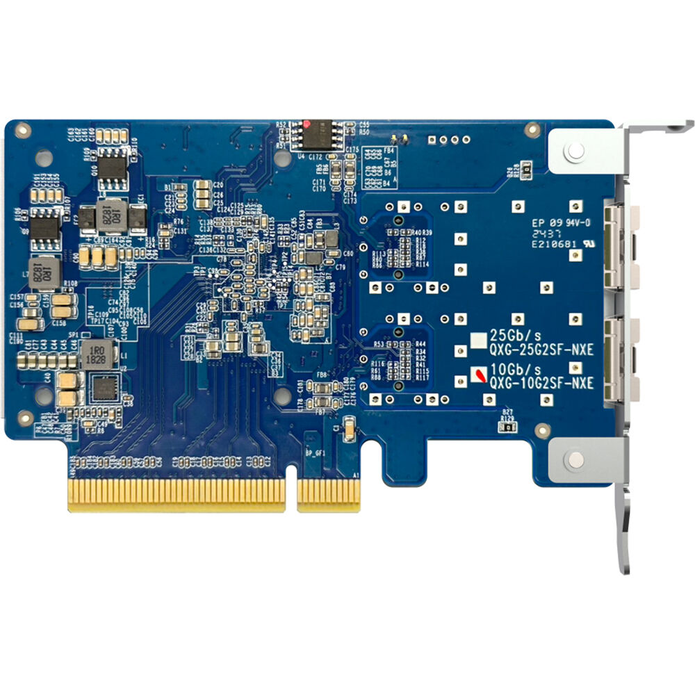 QNAP QXG-10G2SF-NXE dual-port SFP+ 10GbE PCIe network expansion card — view 5