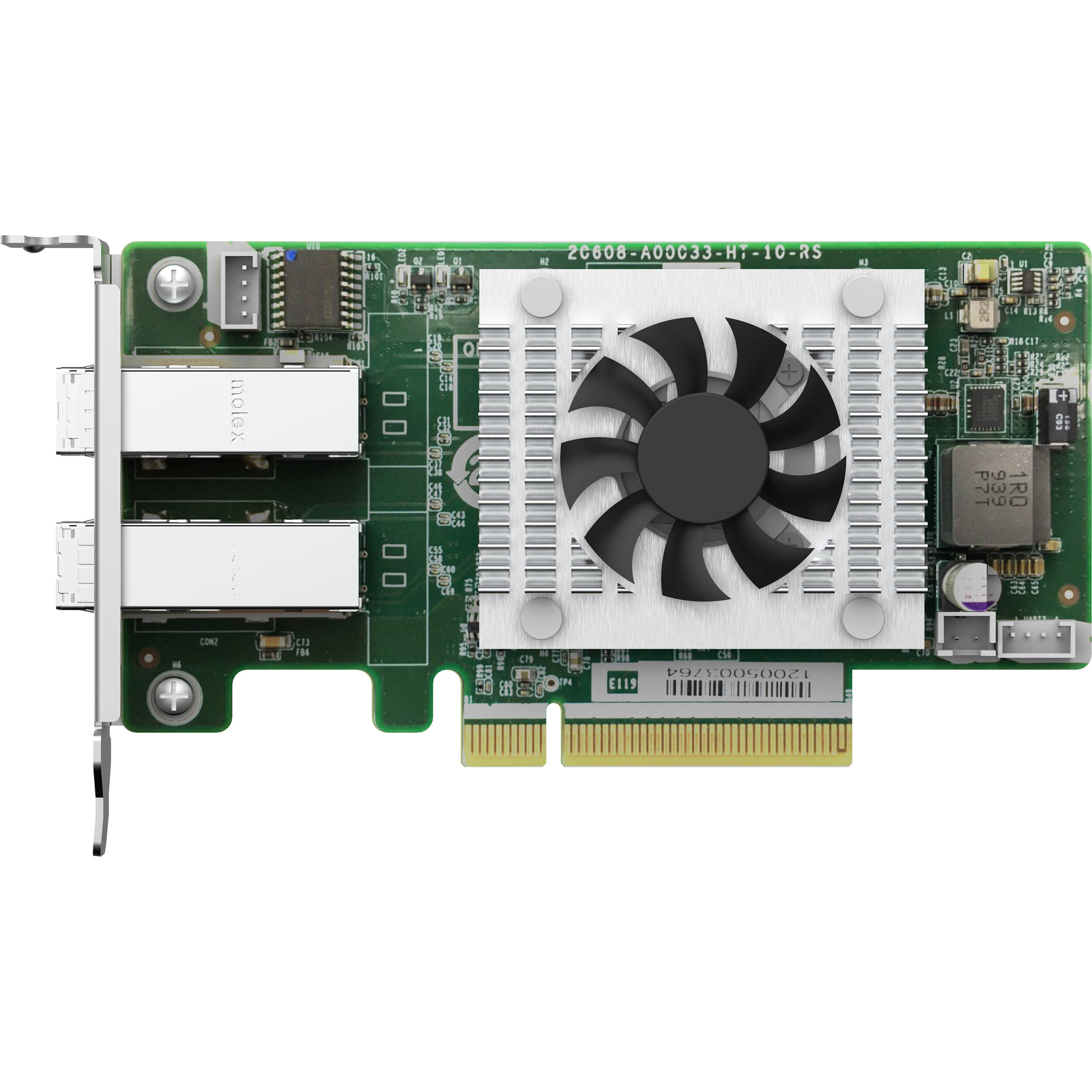 QNAP QXP-820S-B3408 low-profile 2-port MiniSAS HD host bus adapter — view 2