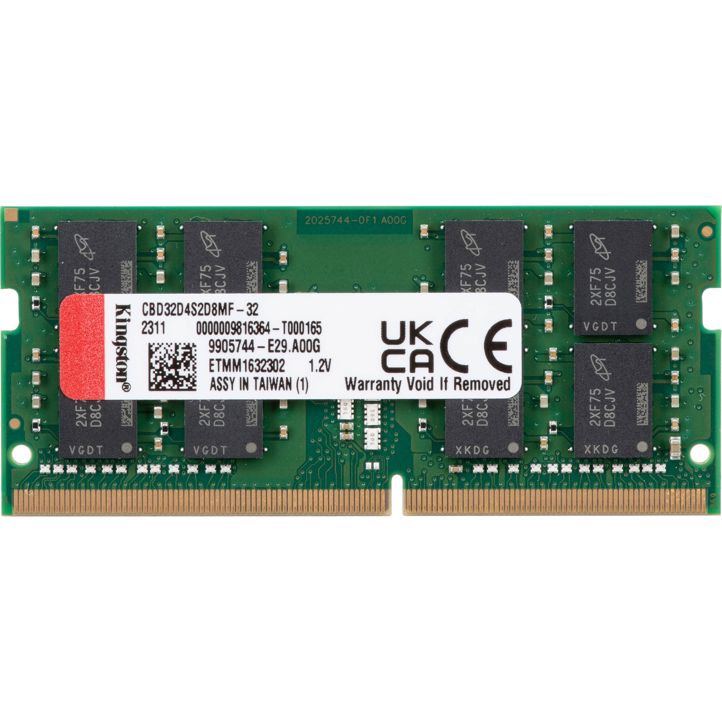 QNAP 32 GB DDR4-3200 SODIMM RAM module, K0 version — view 2