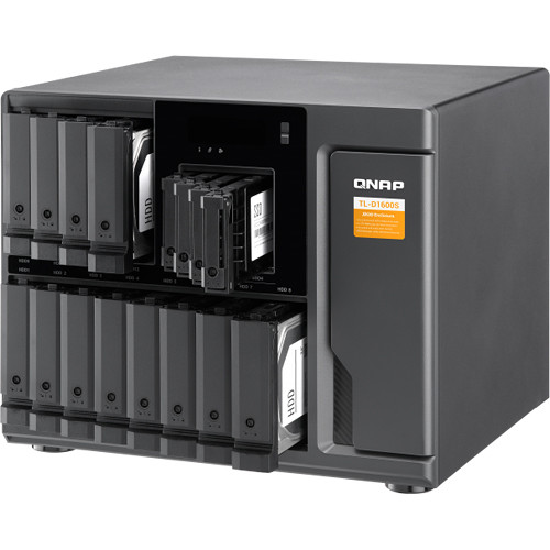 QNAP TL-D1600S-US 16-bay desktop SATA JBOD expansion unit with Mini-SAS — view 5