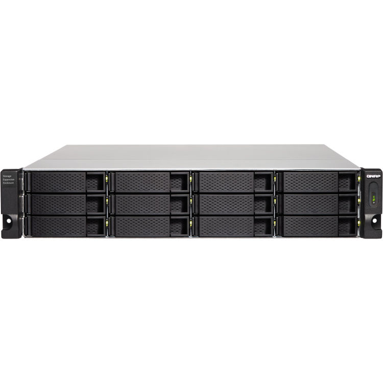 QNAP TL-R1200C-RP-US 12-bay 2U rackmount USB-C JBOD enclosure — view 2