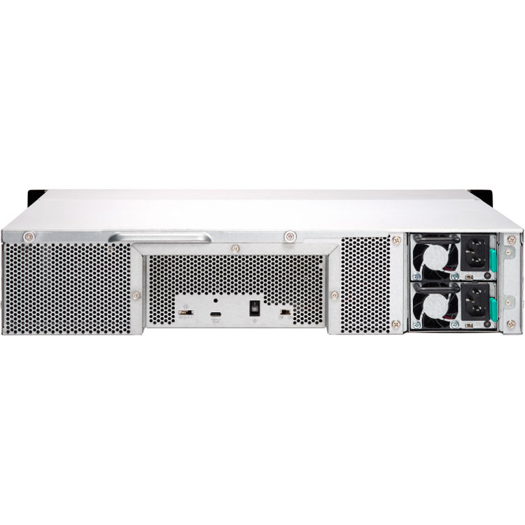 QNAP TL-R1200C-RP-US 12-bay 2U rackmount USB-C JBOD enclosure — view 3