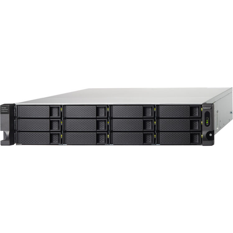 QNAP TL-R1200C-RP-US 12-bay 2U rackmount USB-C JBOD enclosure — view 4