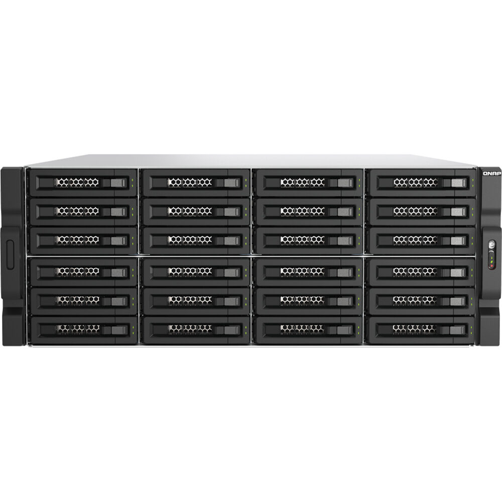 QNAP TL-R2400PES-RP-US 24-bay 4U rackmount PCIe storage expansion chassis — view 2