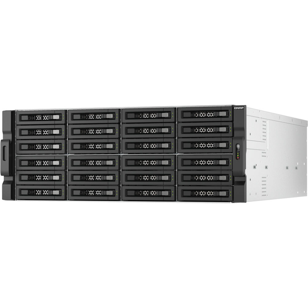 QNAP TL-R2400PES-RP-US 24-bay 4U rackmount PCIe storage expansion chassis — view 3