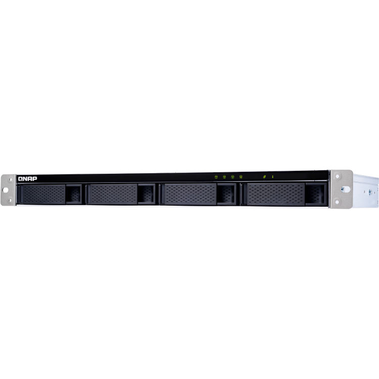 QNAP TL-R400S-US 4-bay 1U rackmount SATA JBOD expansion enclosure — view 4