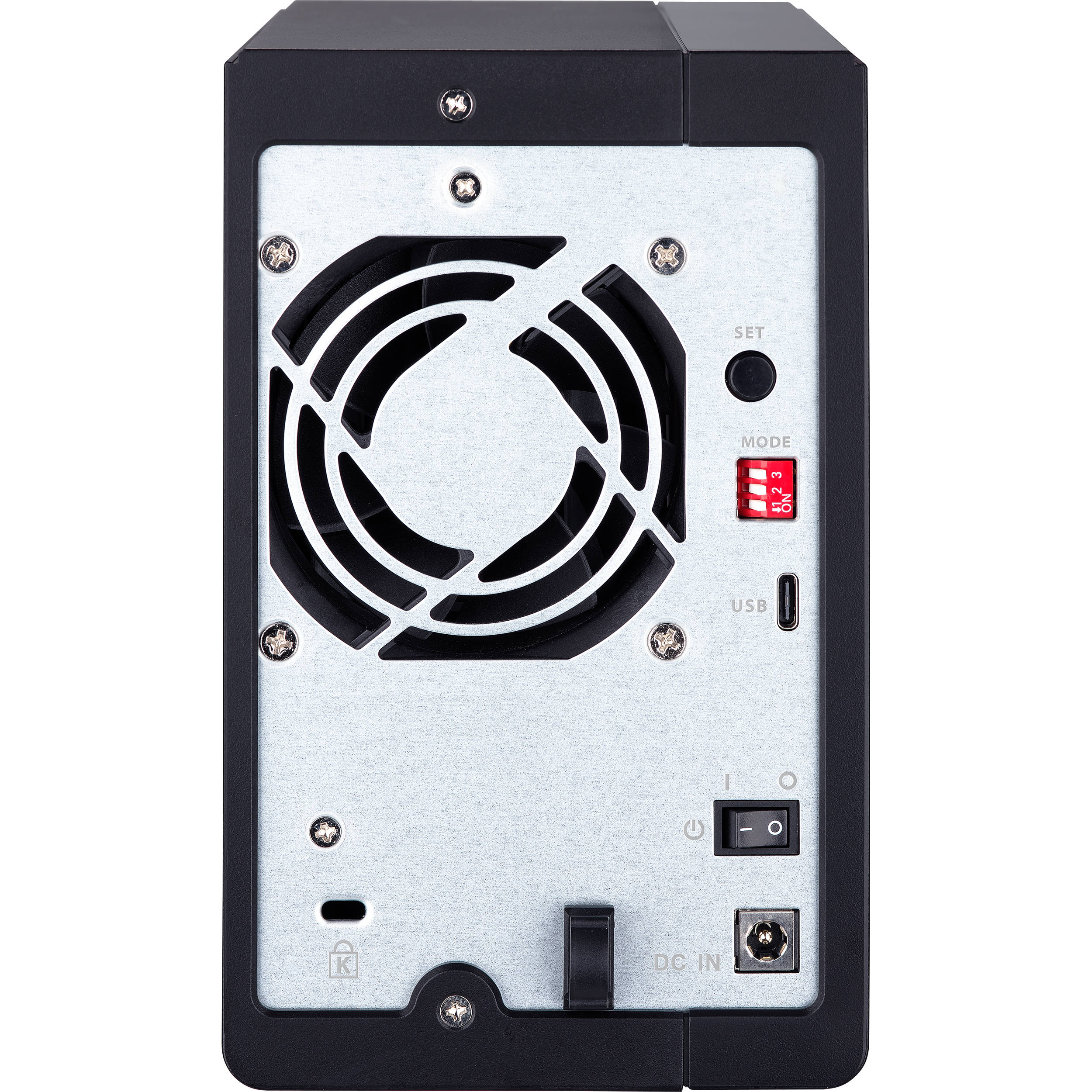 QNAP TR-002-US 2-bay desktop SATA HDD enclosure with USB 3.1 Gen 2 connectivity — view 4