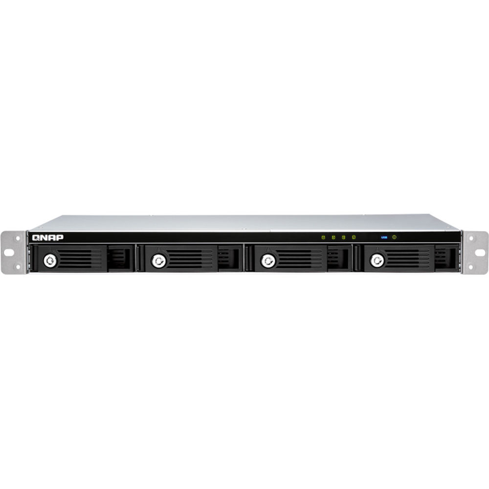 QNAP TR-004U-US 4-bay 1U short-depth rackmount JBOD expansion unit — view 6