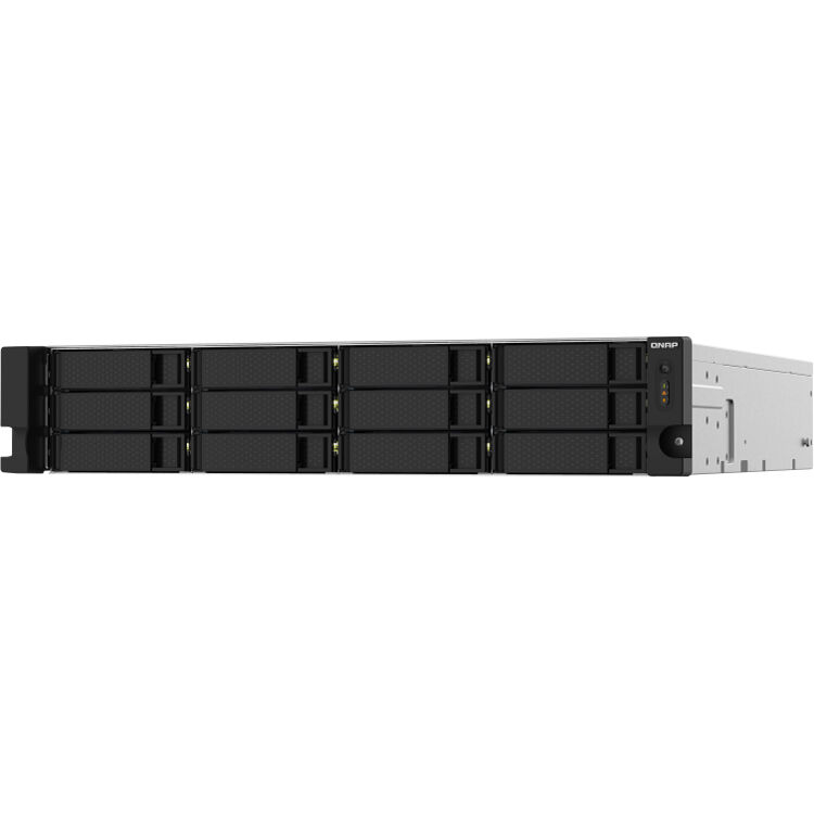 QNAP TS-1232PXU-RP-4G-US 2U 12-bay rack-mount NAS with 10GbE and redundant power — view 4