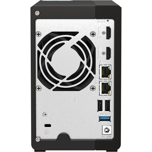 QNAP TS-253E-8G-US 2-bay desktop NAS with dual 2.5GbE ports — view 5