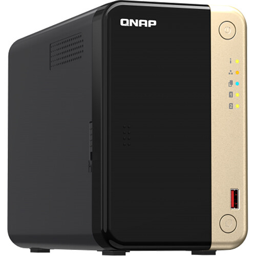 QNAP TS-264 2-bay desktop NAS with Intel 4-core processor and 8 GB memory — view 4