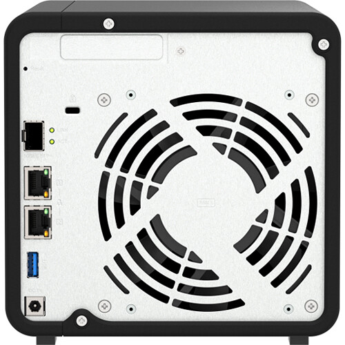 QNAP TS-432X 4-bay desktop NAS with 10GbE SFP+, 2.5GbE, and hardware encryption — view 5