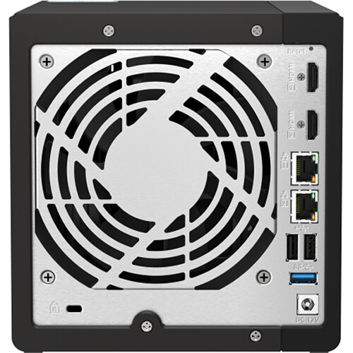 QNAP 4-bay desktop NAS with 8 GB memory for business file sharing and backup — view 5