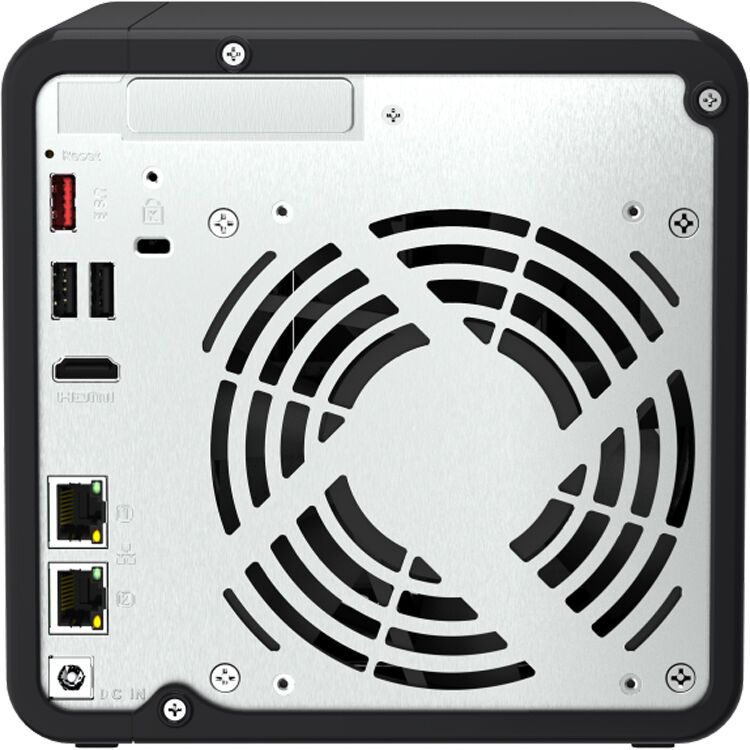 QNAP TS-464-8G-US 4-bay desktop NAS with Intel 4-core processor and dual 2.5GbE ports — view 6