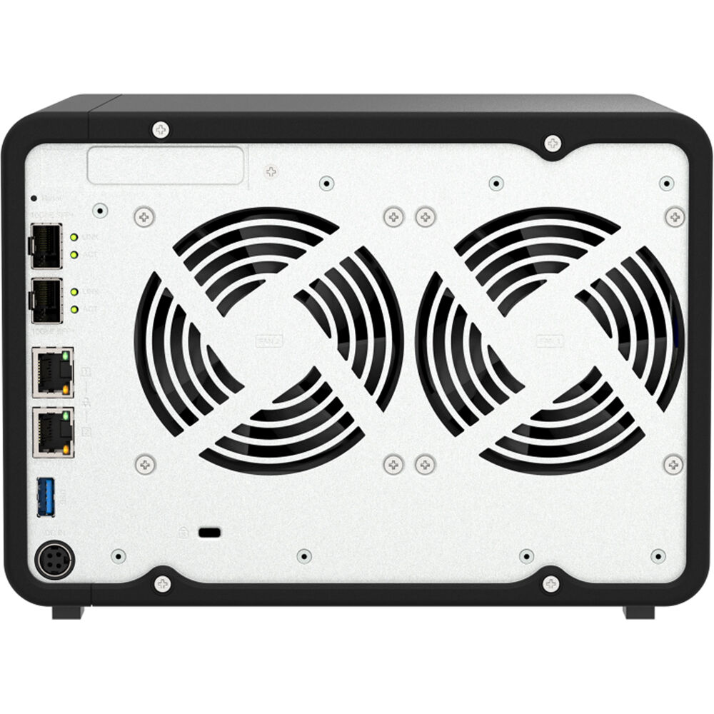 QNAP TS-632X-4G-US 6-bay desktop NAS with 10GbE SFP+, 2.5GbE, and PCIe Gen3 expansion — view 4