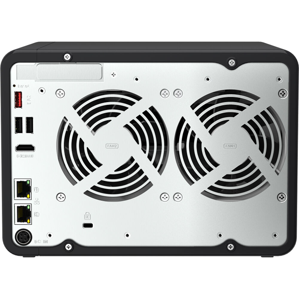 QNAP TS-664 6-bay desktop NAS with Intel 4-core processor for SMB storage and backup — view 6