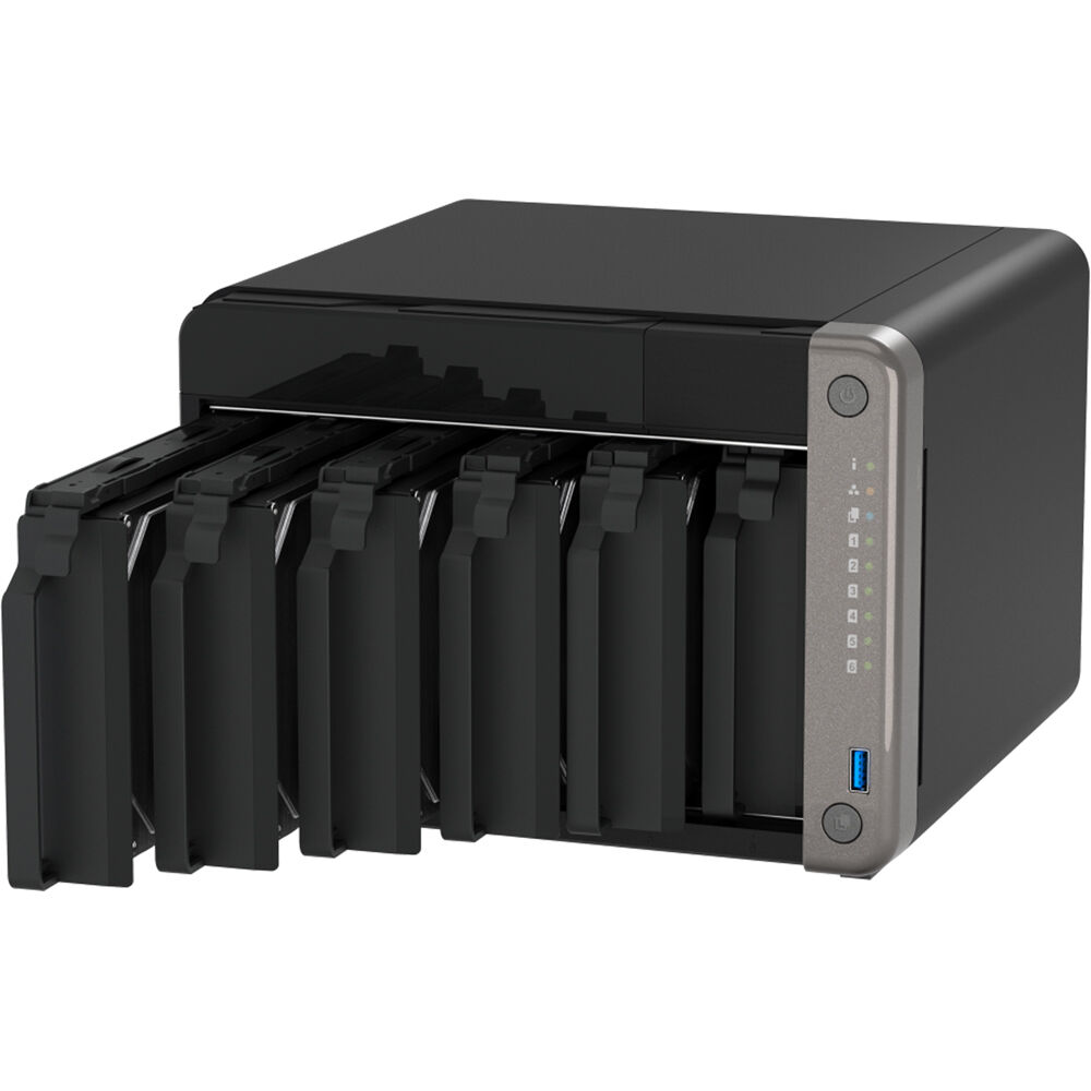 QNAP TS-AI642-8G-US 6-bay desktop AI NAS with integrated 6 TOPS NPU — view 4