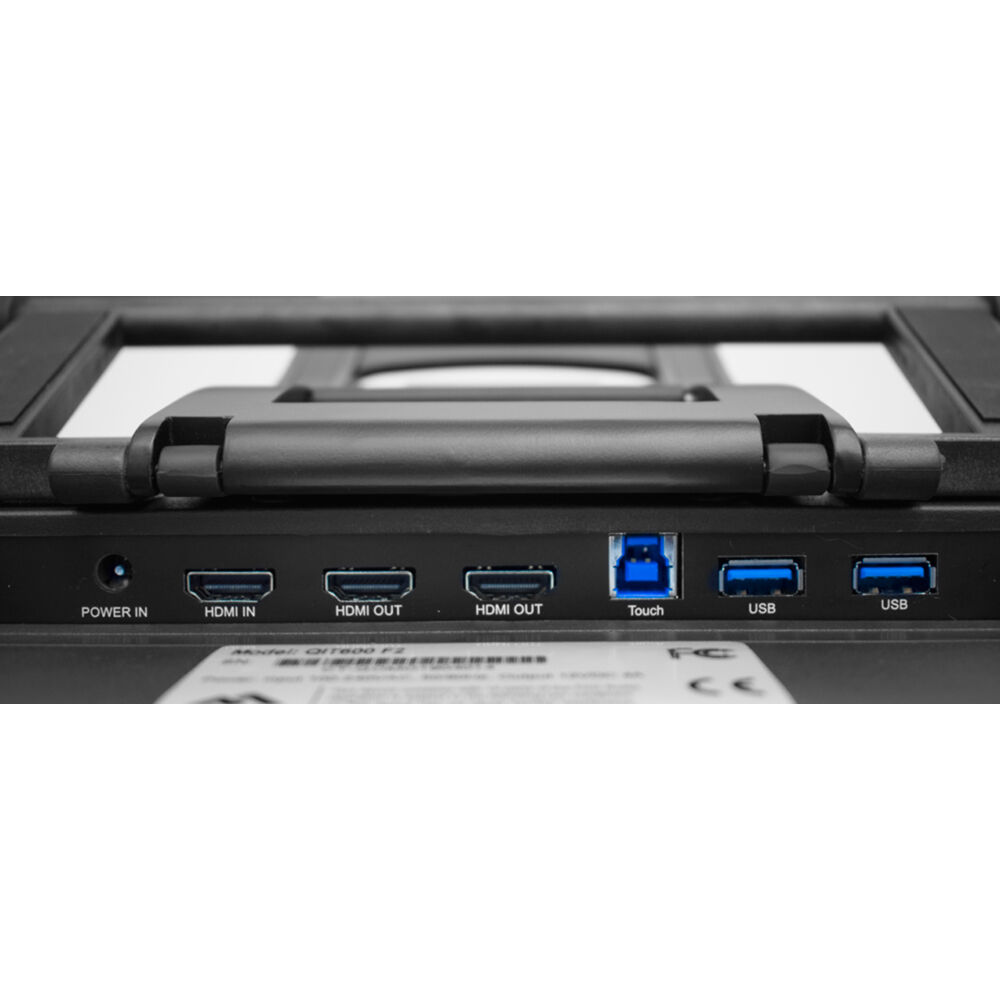Qomo 21.5-inch interactive LCD display with capacitive touch and EM pen input for conference rooms — view 2