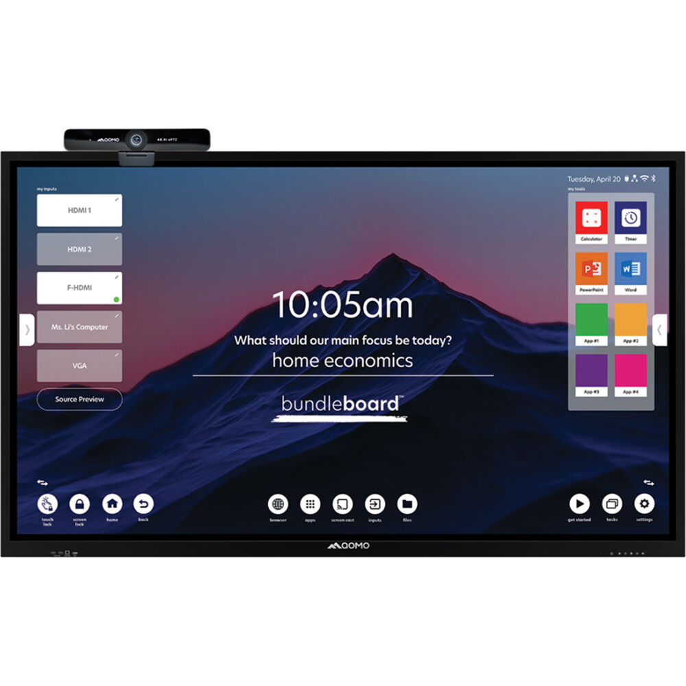 Qomo 4K ePTZ A1 Webcam with 10x zoom and 138 degree field of view — view 2