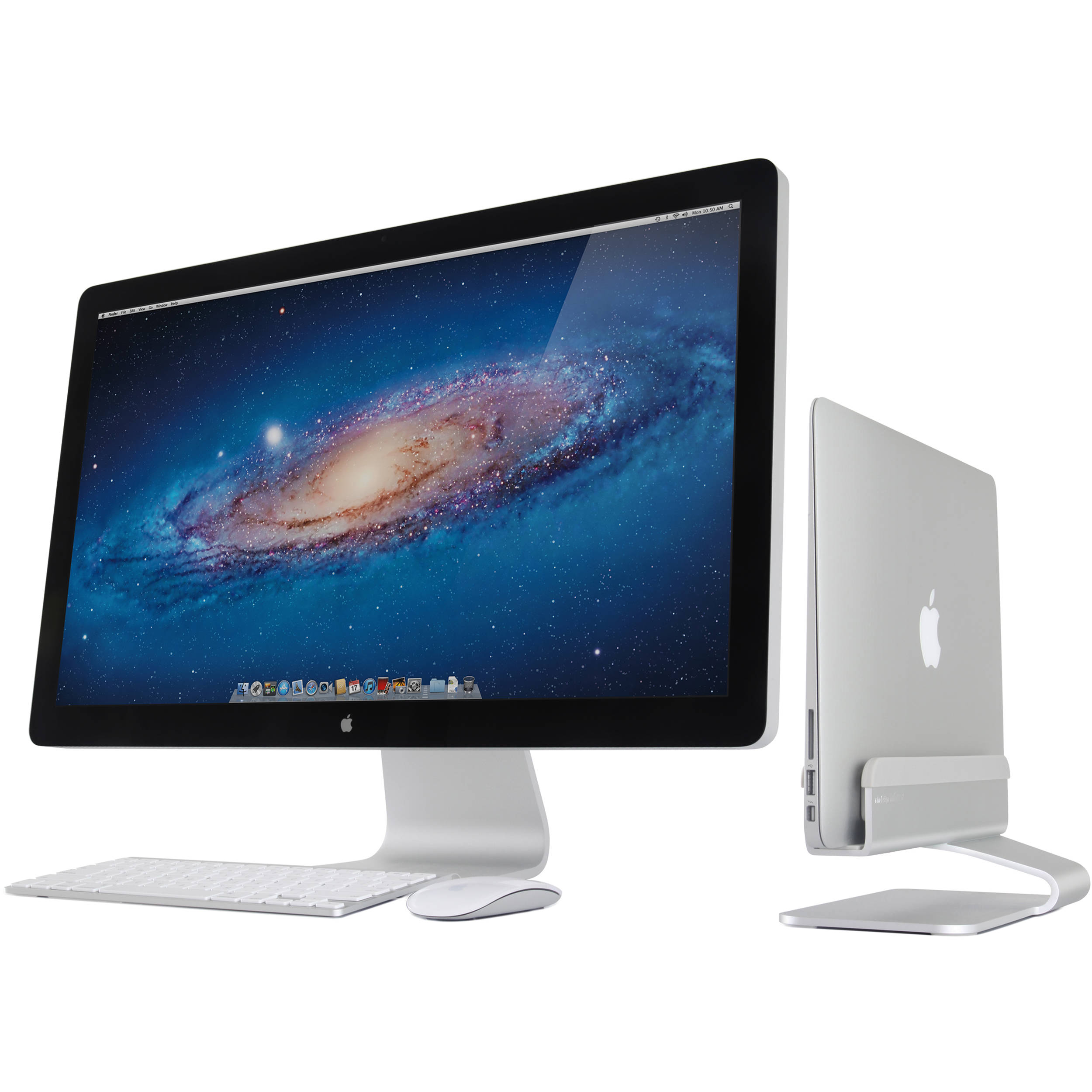 Rain Design mTower space grey vertical laptop stand for MacBook and PC — view 7