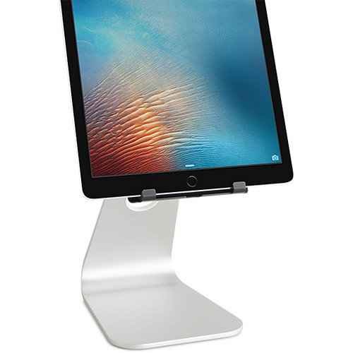 Silver RAIN DESIGN mStand TabletPro adjustable aluminum stand for iPad Pro and iPad Air — view 6