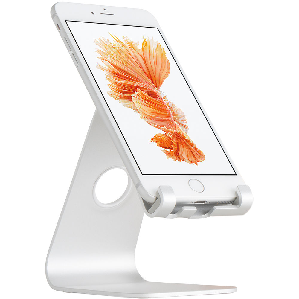 RAIN DESIGN MSTAND MOBILE STAND SILVER FITS ALL IPHONE  SMART PHONE — view 3