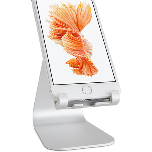 RAIN DESIGN MSTAND MOBILE STAND SILVER FITS ALL IPHONE  SMART PHONE — view 4