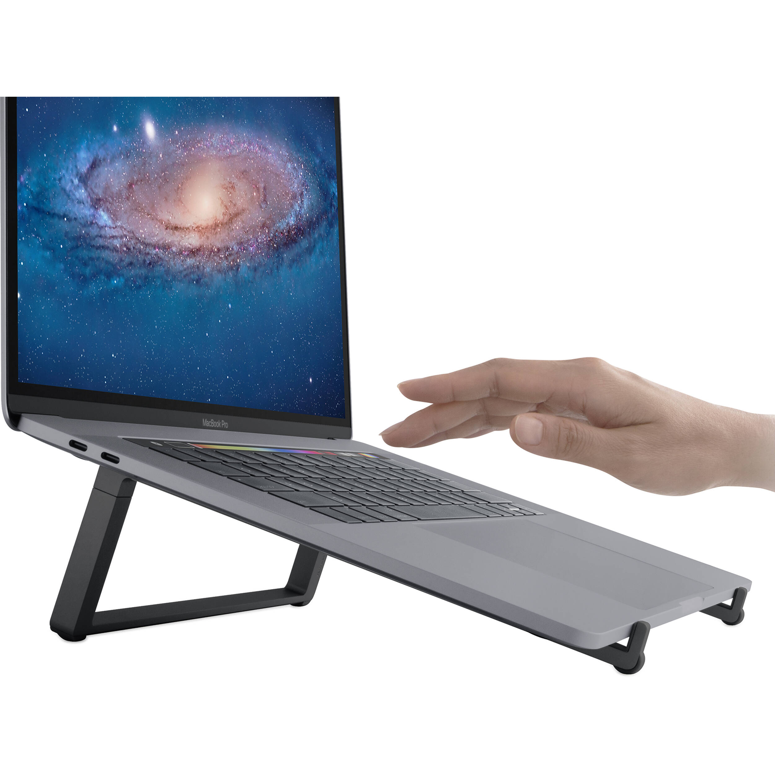 RAIN DESIGN RAIN DESIGN MBAR PRO FOLDABLE LAPTOP STAND - BLACK TAKE IT EASY. — view 5