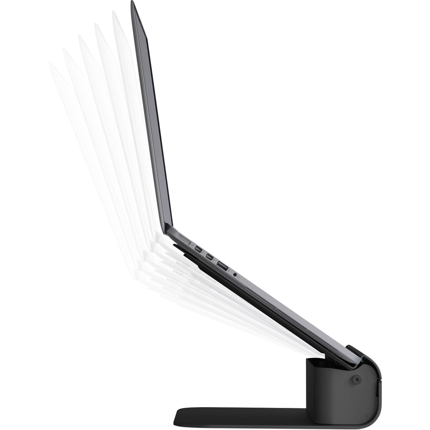 RAIN DESIGN RAIN DESIGN ILEVEL2 ADJUSTABLE HEIGHT LAPTOP STAND - BLACK ILEVEL — view 2