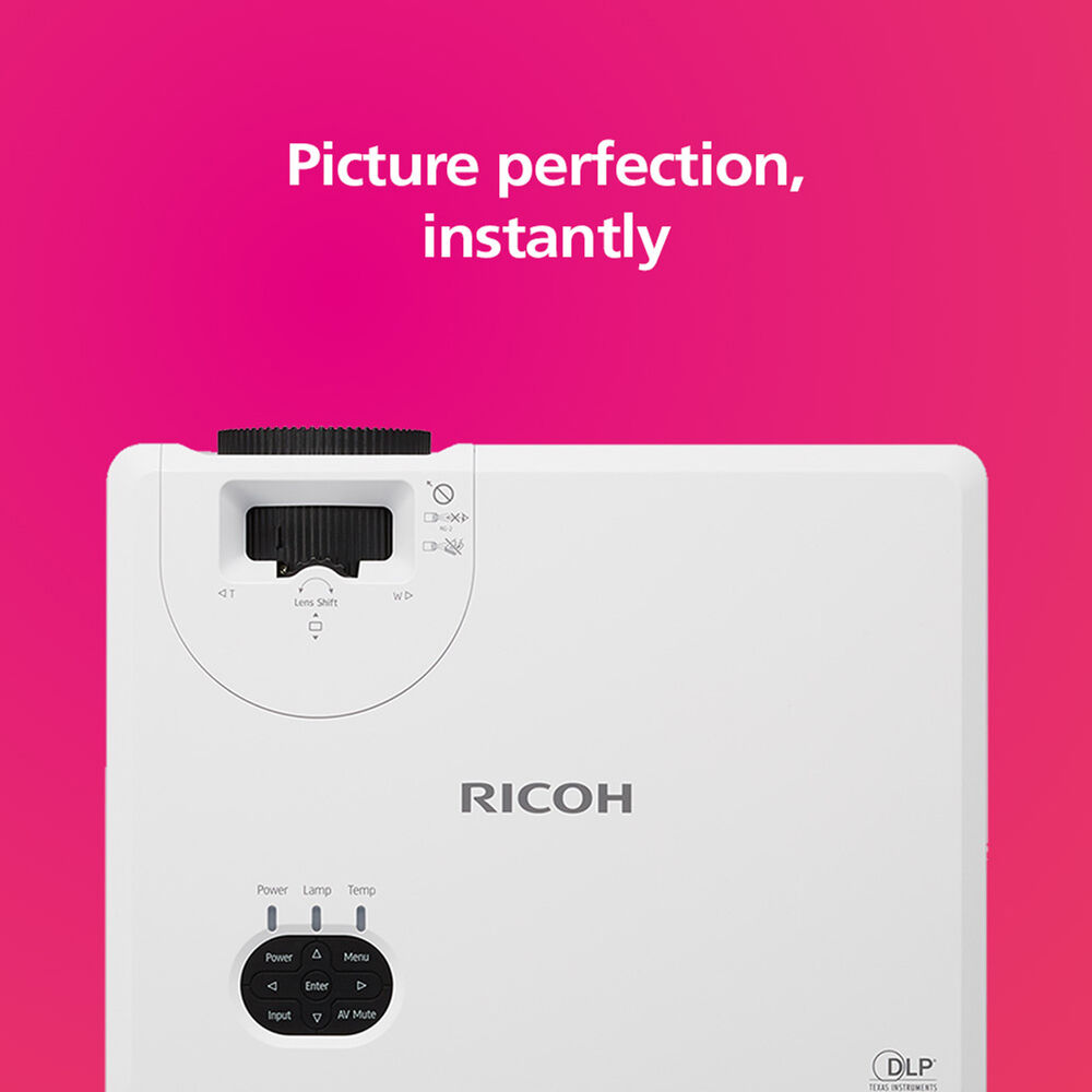 Ricoh PJ WXL5860 laser projector for installed conference room use — view 11