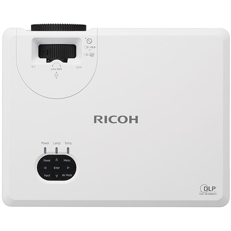 Ricoh PJ WXL5860 laser projector for installed conference room use — view 4