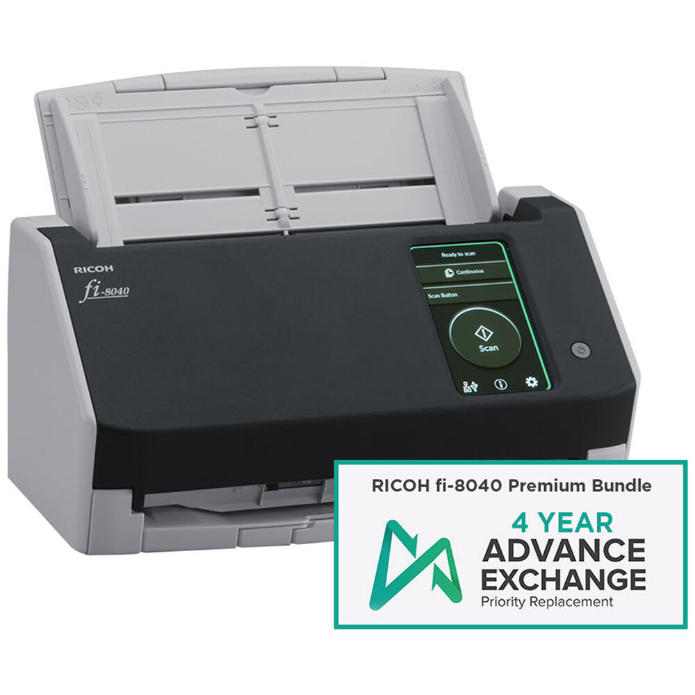 Ricoh fi-8040 Premium Bundle desktop sheetfed scanner for workgroup document capture — view 5