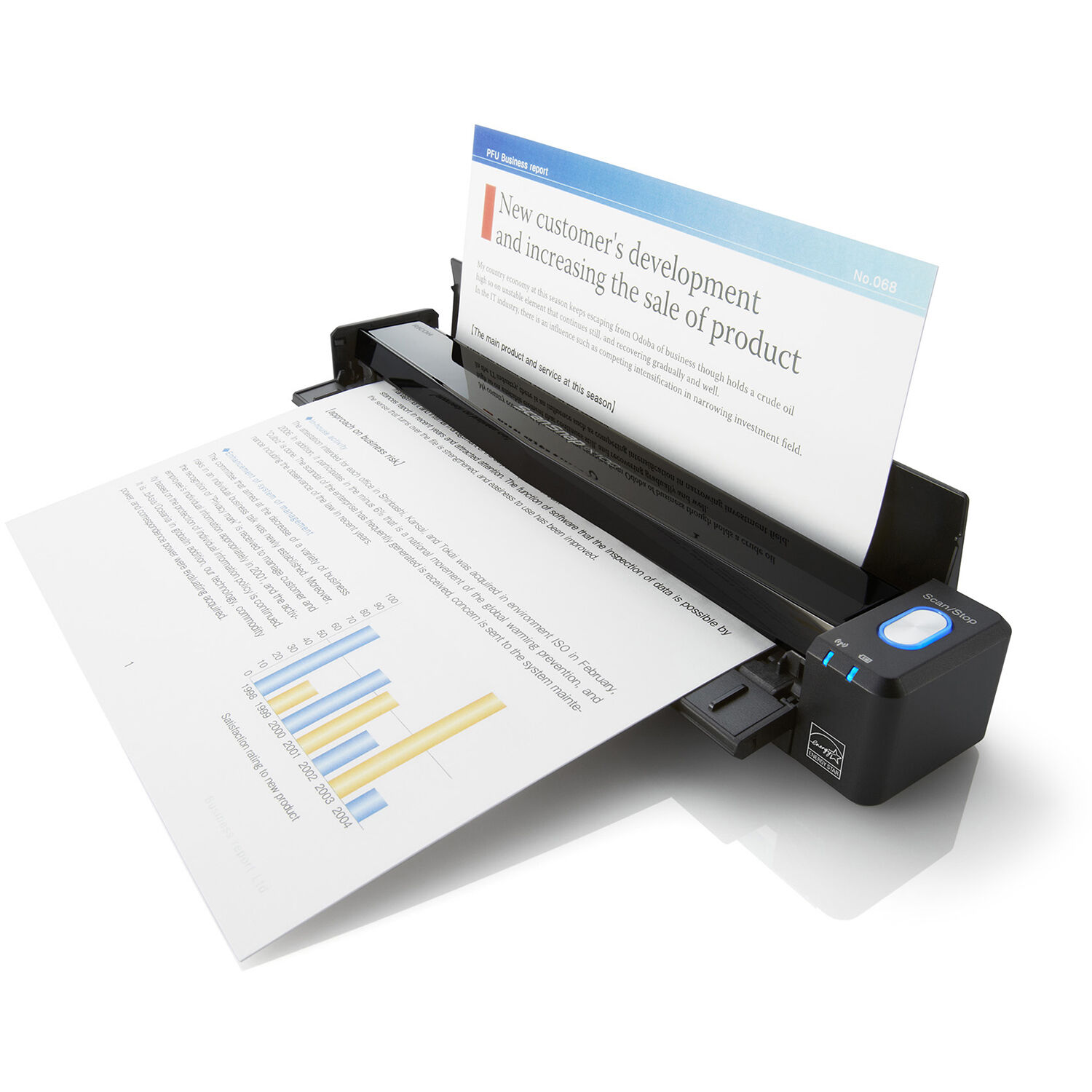 Ricoh ScanSnap iX100 wireless mobile scanner for portable document capture — view 5
